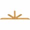 Ekena Millwork Saratoga Rough Sawn Timber Gable Bracket, Western Red Cedar, 108"W x 45"H x 2"D x 6"F, 10/12 Pitch GBW108X45X0206SAR00RWR - alternate 5